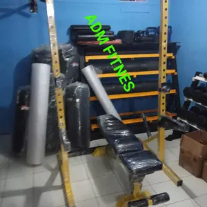 Squatrack squat stand penyangga stick bench press pull up adjustable