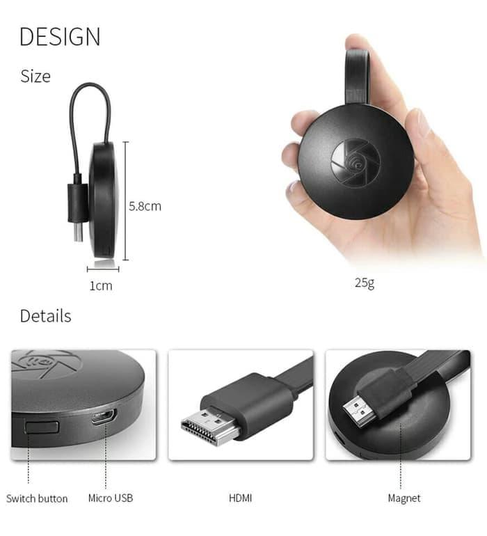 Google Chromecast 2 HDMI Streaming Media Player Support Dual Band