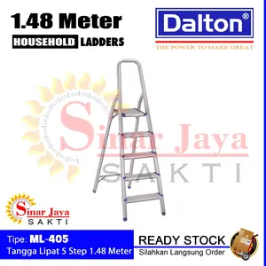 Tangga Alumunium Lipat 5 Step Dalton ML-405 1.5 Meter Tangga 1,5 M