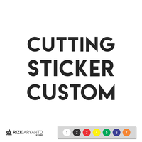 Gambar Stiker Cutting Custom Desain Sesuka Hati Sticker dari R.A - Rizki Aryanto Kab. Garut 1 Tokopedia