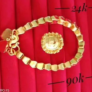 gelang cincin lapis emas 24k terlaris 1305
