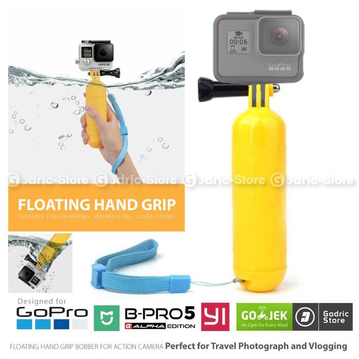 Gambar Bobber Floating Hand Grip for Xiaomi Yi, GoPro & BRICA B-PRO dari G-Rex Kota Administrasi Jakarta Barat Tokopedia