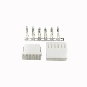 6P 6 pin header White Housing Male Female Connector PCB 180 Degrees