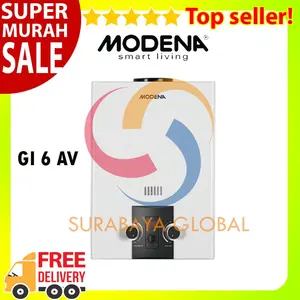 Water Heater Gas Modena GI 6A V - Garansi Resmi
