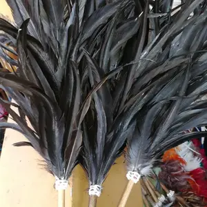 kemoceng bulu ayam ekor jago