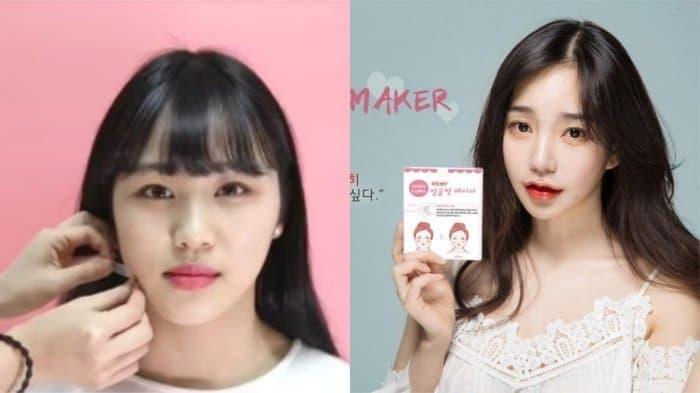 Gambar New Slim Face V Line - Plester / Stiker peramping , pelangsing, penirus pipi dari KemanggisanStore Kota Administrasi Jakarta Barat Tokopedia