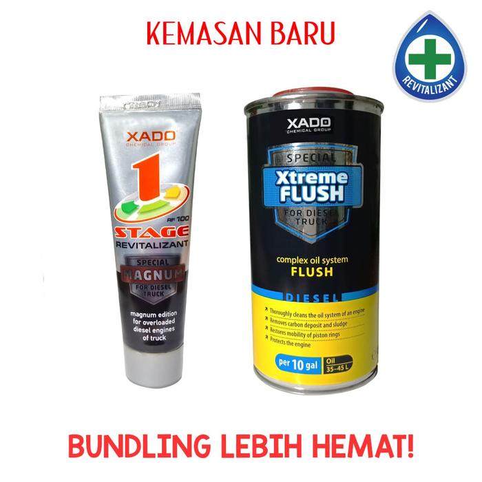 Gambar [Bundling] XADO 1 Stage Magnum for Diesel Engine + Xtreme Flush dari XADO Indonesia Kota Surabaya Tokopedia