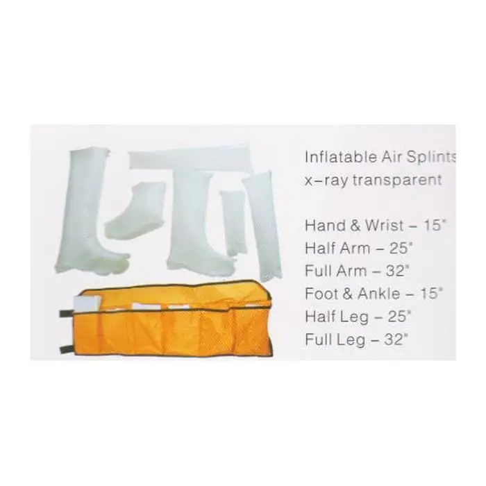 Perangkat darurat keselamatan di lapangan Air splint set of 6 pcs