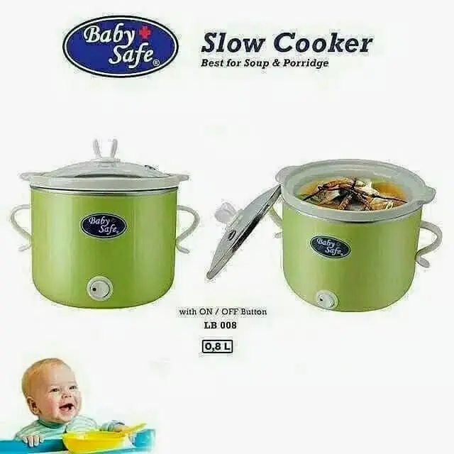 Slow cooker manual on-off Baby Safe