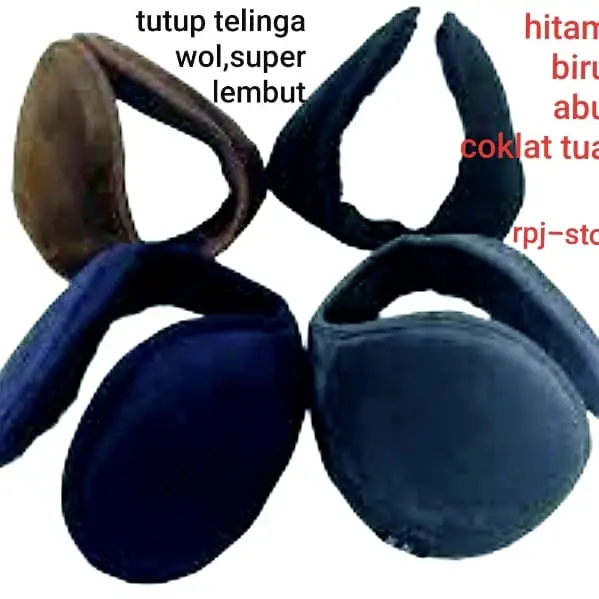 TUTUP TELINGA WOL HALUS POLOS WARNA