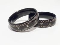 Gambar VeE Cincin Pria Wanita Titanium Stainless Steel Model Channel dari Vee Jewelry Store Kota Bekasi 4 Tokopedia