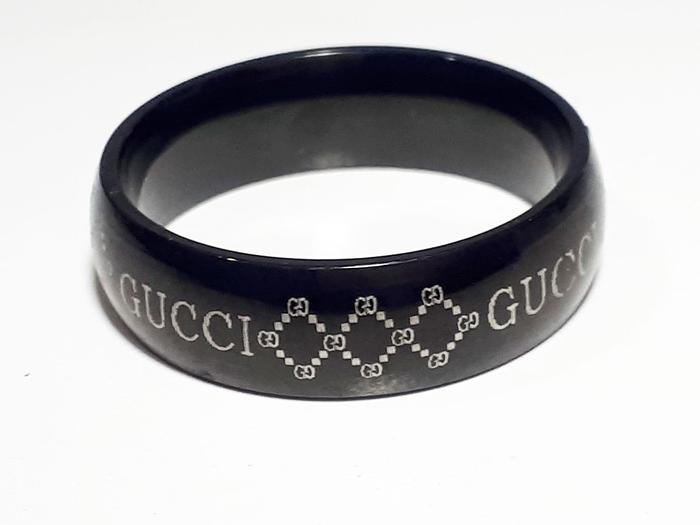 Gambar VeE Cincin Pria Wanita Titanium Stainless Steel Model Gucci dari Vee Jewelry Store Kota Bekasi Tokopedia