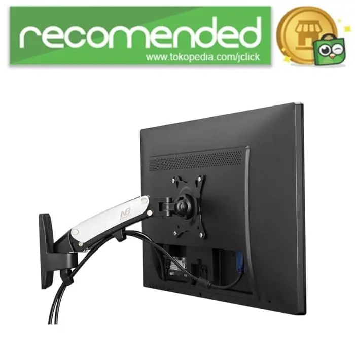 North Bayou Universal Monitor Arm Wall Mount Bracket Vesa Mount 17-27 1