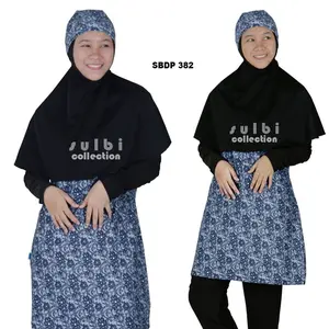 Baju Renang Muslim Muslimah JUMBO 5L Big Size Dewasa Sulbi-SBDP-357