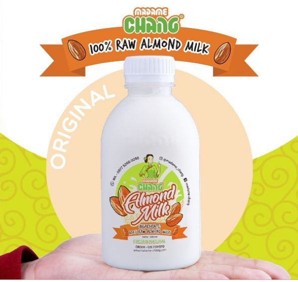 Gambar Almond Milk Original Botol dari Madame Chang Kota Surabaya Tokopedia
