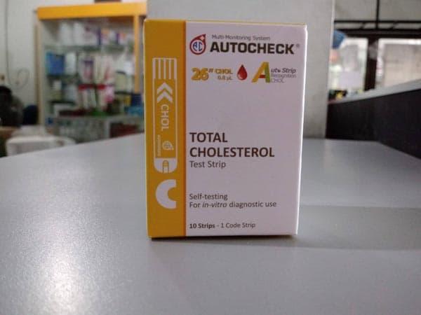 Gambar Strip Autocheck Cholesterol dari Alkes Marinno Kota Semarang Tokopedia