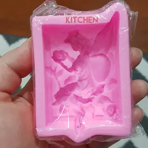 CETAKAN SILIKON FAIRY FLOWER SOAP SABUN PERI BUNGA KOTAK SILICONE MOLD