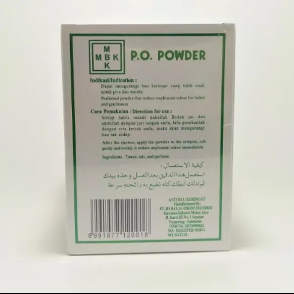 BEDAK MBK POWDER PUTIH 13.6 G X 12 Bungkus 3