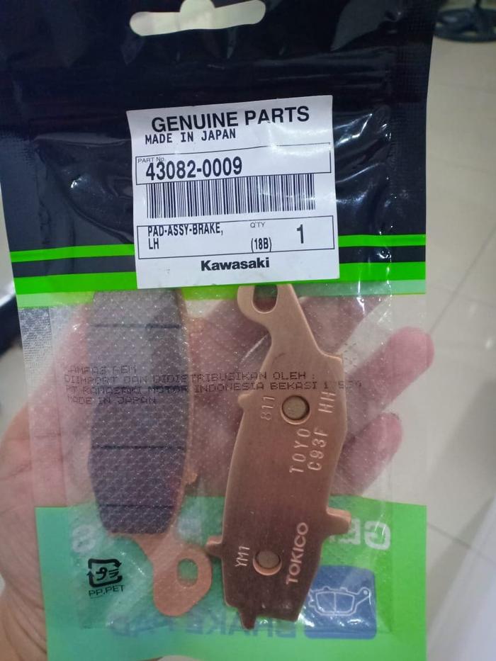 Gambar Kampas Rem Depan Kiri ER6N 43082-0009 Pad Assy Brake LH Kawasaki dari Kawasaki Matahari Official Store Kota Bekasi Tokopedia