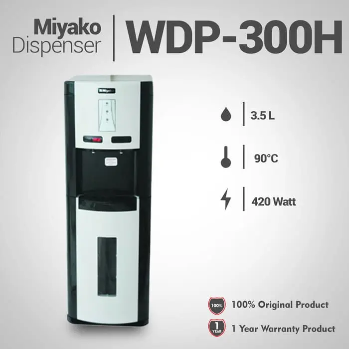 Dispenser Galon Bawah Miyako Type: WDP-300 (Khusus Daerah Medan) 0