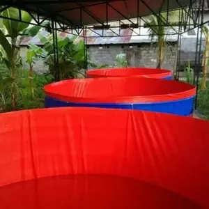 Kolam terpal bulat D 1,7x1,2 bahan A15