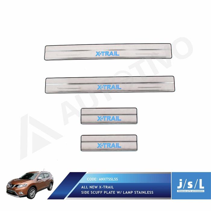 Gambar JSL Sillplate Samping Grand All New Xtrail Model Stainless Lamp dari Autotivo Official Kota Administrasi Jakarta Utara Tokopedia