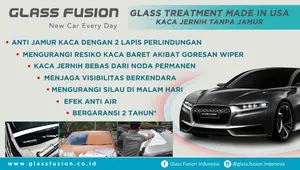 Glass Fusion Treatment Kaca Depan Untuk Semua Mobil Garansi 2 Tahun