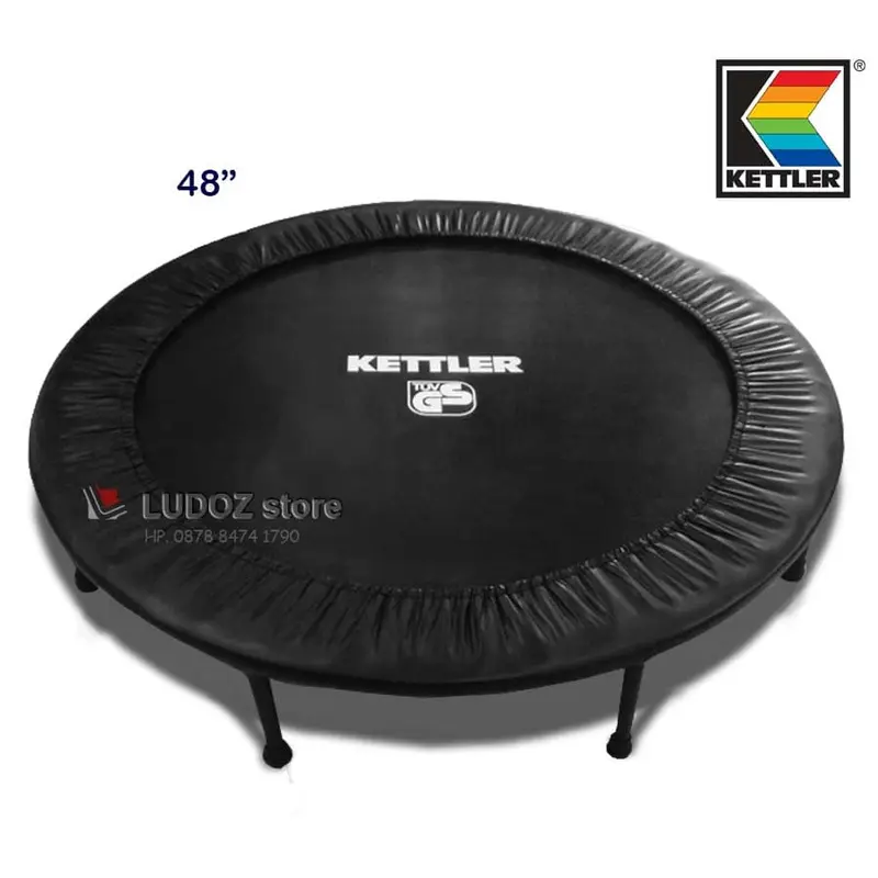 Trampoline KETTLER 48" pad lompat Trampolin jump matras Fitness 1