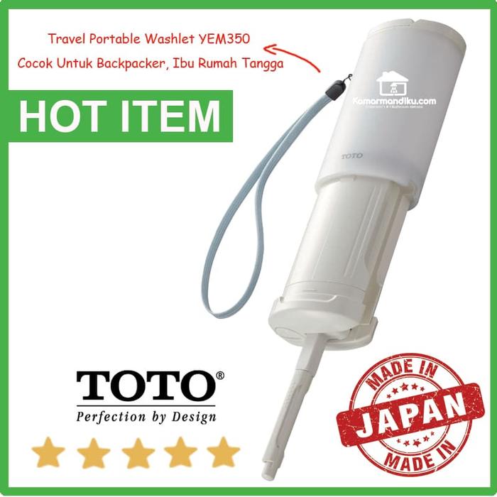 Gambar Toto travel portable washlet alat bilas toilet untuk backpacker YEW350 dari kamarmandiku.com Kota Administrasi Jakarta Timur Tokopedia