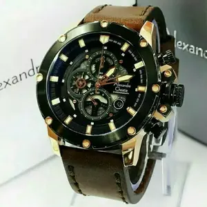 alexandre christie pria leather brown ori/mewah