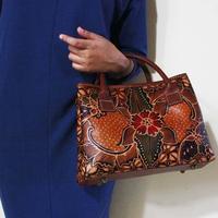 Gambar Tas Mini Arimbi Kulit Batik Sekar Kawung - Jogja Batik Handbag dari Djokdja Batik Online Kab. Sleman 1 Tokopedia