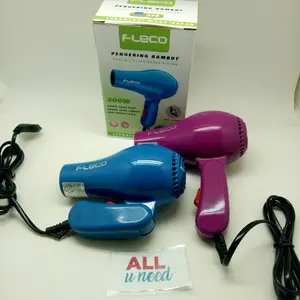 Hair Dryer Mini Fleco 258 Pengering Rambut Travel Hairdryer Murah 258