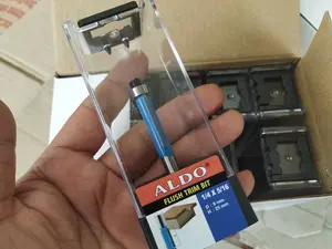 mata profil router straight bit 1/4" 8mm + bearing / flush trimmer HPL