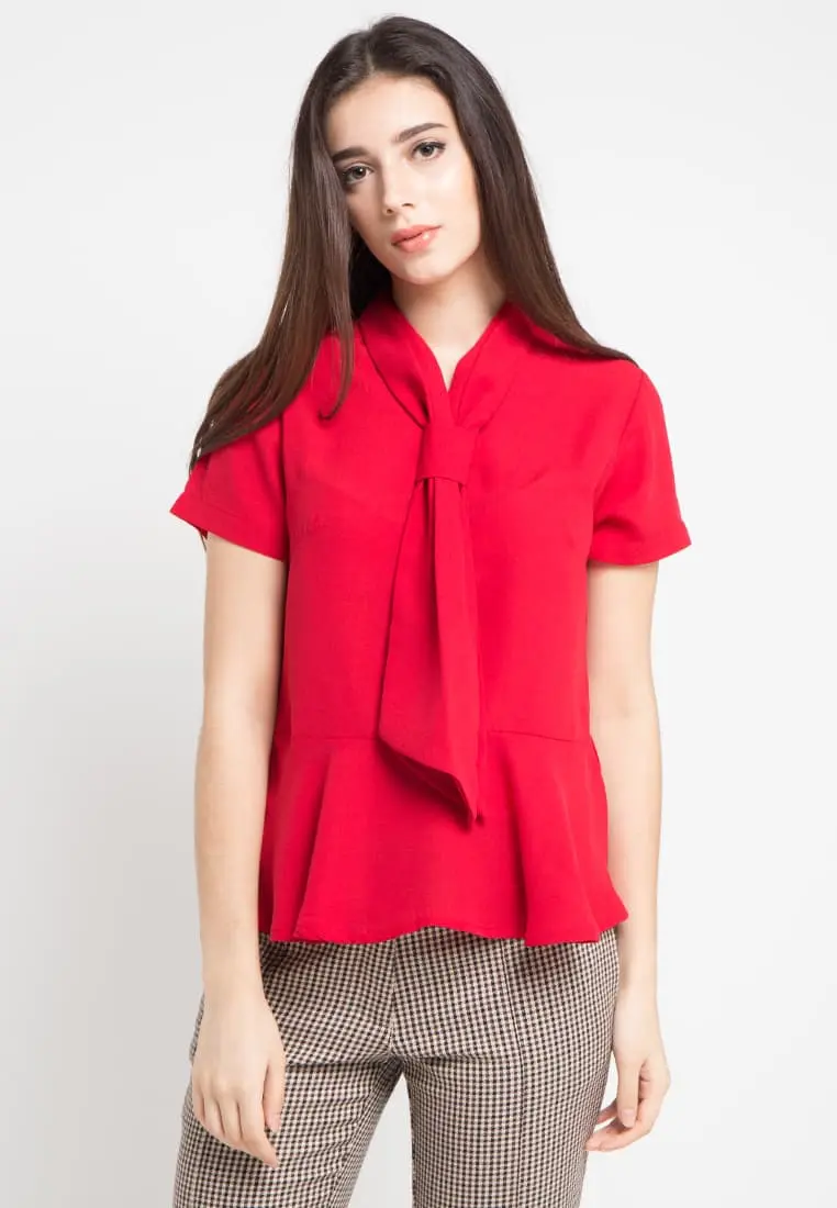 FAME Fashion Blouse Merah 9221476