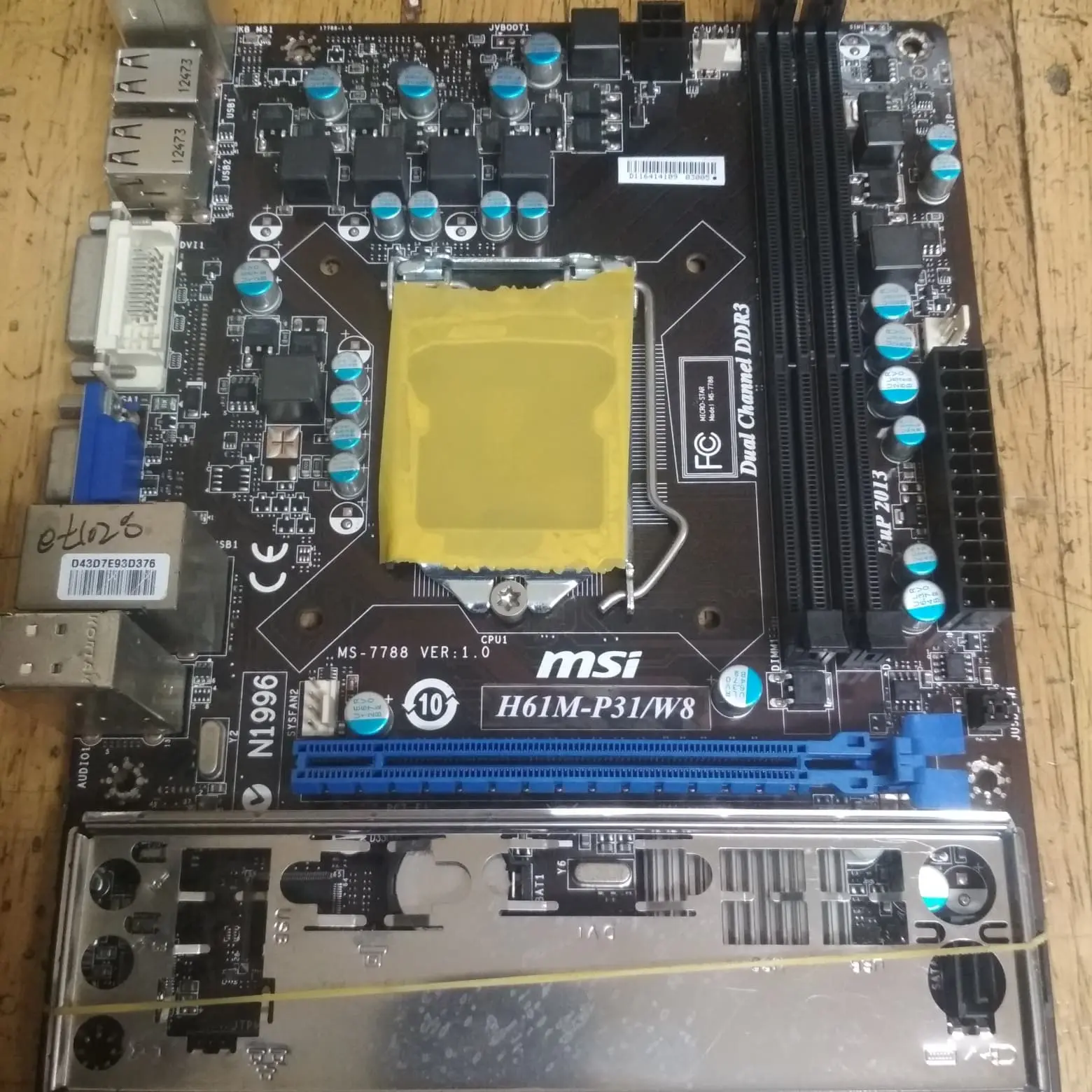 mobo MSI H61 ddr3 ready