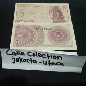 Uang kertas 5 sen dwikora 1964