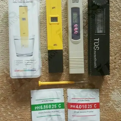 Paket untuk Tanaman Hidroponik pH Meter dan TDS 1