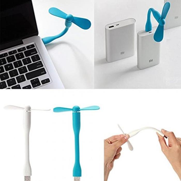 Gambar Kipas XIAOMI Mi USB Portable Fan Original - Biru, ORI XIAOMI dari Ori aksesoris 1 Kota Administrasi Jakarta Pusat Tokopedia