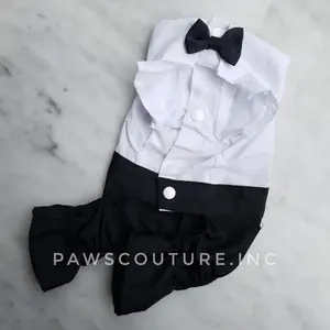 (B25) Baju anjing kucing / Tuxedo anjing kucing / Baju formal anjing