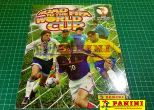 PANINI STICKER ROAD TO WORLD CUP 2002 ALBUM + COMPLETE STICKERS 'RARE"