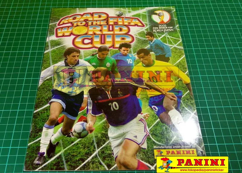 PANINI STICKER ROAD TO WORLD CUP 2002 ALBUM + COMPLETE STICKERS 'RARE" 0