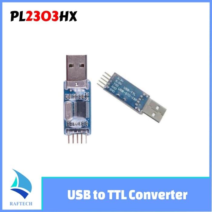 Gambar Usb to TTL converter PL2303HX - PL2303 konverter dari raftechbandung Kota Bandung Tokopedia