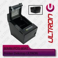 Gambar POS MINI PRINTER KASIR 80 MM THERMAL ULTRON 80AT USB (Auto Cutter) dari KLIKBARCODE Kota Semarang 4 Tokopedia