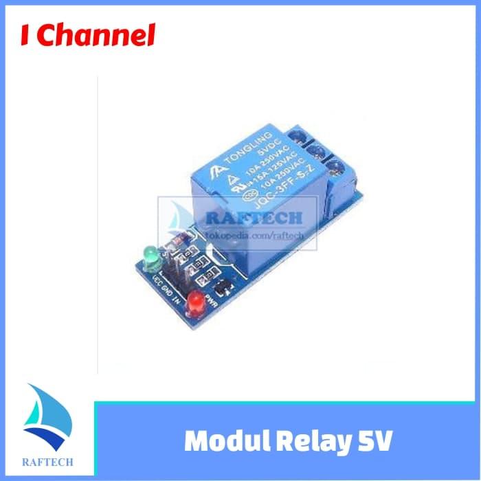 Gambar Relay Module - Modul Relay 5V - 10A - 1 Channel dari raftechbandung Kota Bandung Tokopedia