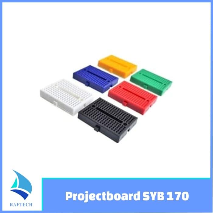 Gambar Projectboard Breadboard SYB 170 Mini Bread Board 170 tie dari raftechbandung Kota Bandung Tokopedia