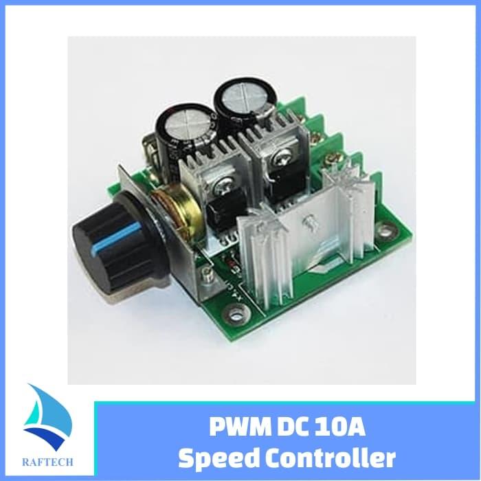 Gambar PWM DC 10A Speed Controller Motor Dimmer LED Controller 400W 12-40V dari raftechbandung Kota Bandung Tokopedia