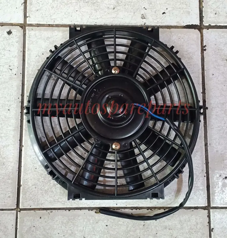 Extra Fan AC Mobil Universal 10 inci 24 VOLT extrafan rangka PLASTIK 3
