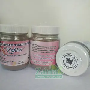 Masker lulur hitam zahira body scrub