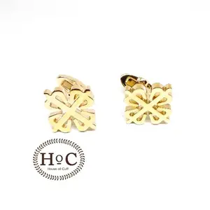 Houseofcuff CUFFLINK Manset Kancing GENEVE WATCH LOGO CUFFLINKS
