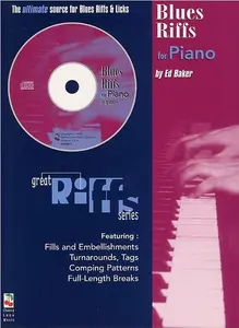 Buku Piano Blues Riffs - Include CD